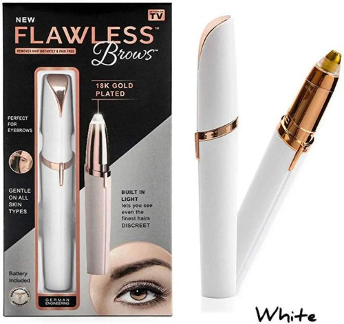 Flawless Eyebrow Hair Remover (Rechargeable)