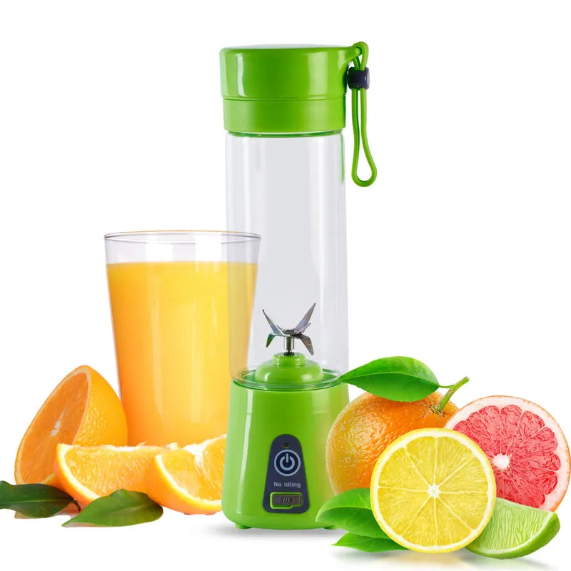 Portable Juicer Cup & Smoothie Maker USB Chargeable (Random Color)