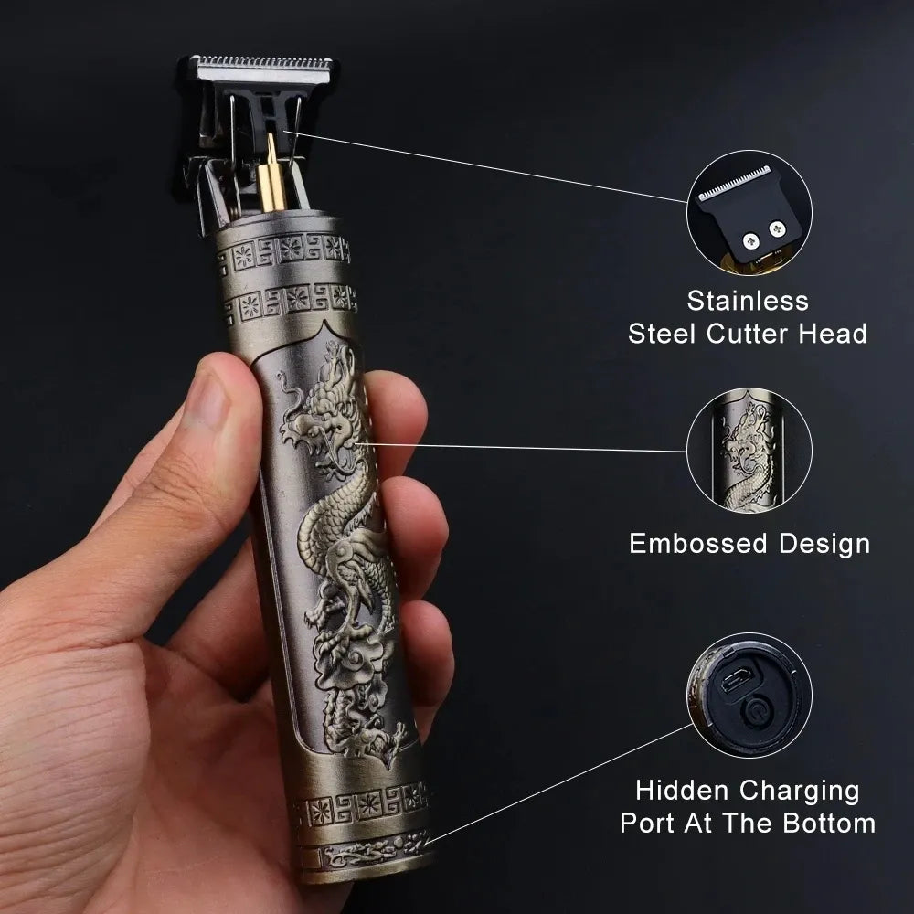 T9 Trimmer Dragon Rechargeable Metal Body