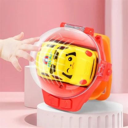 Kids Cartoon Mini RC Toy Car Watch