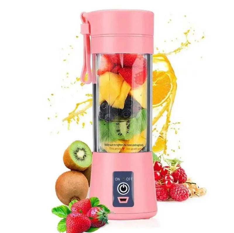 Portable Juicer Cup & Smoothie Maker USB Chargeable (Random Color)
