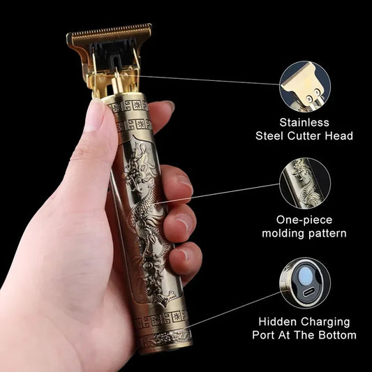 T9 Trimmer Dragon Rechargeable Metal Body