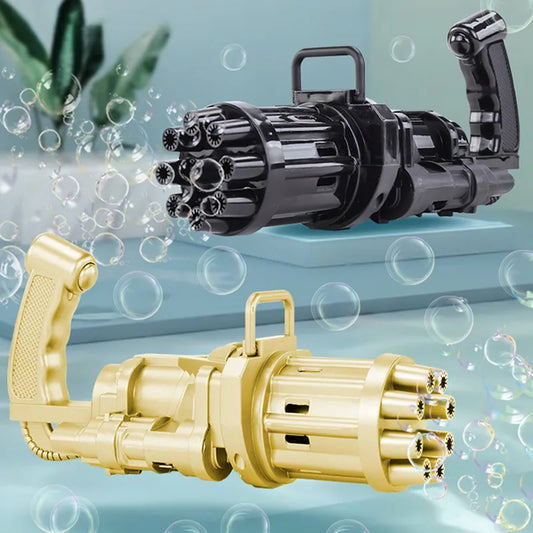 Automatic Gatling Bubble Gun Kids Toys (Random Color & Size 20x9x6.8cm)