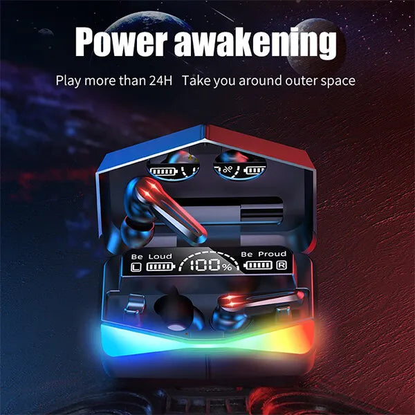 M28 TWS Wireless Gaming Earbuds BT5.1 LED Display