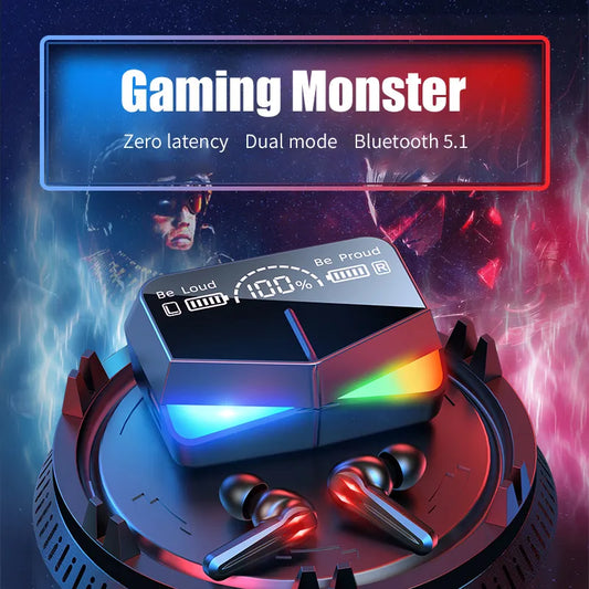 M28 TWS Wireless Gaming Earbuds BT5.1 LED Display