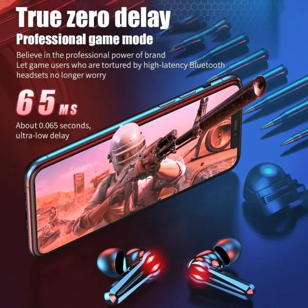 M28 TWS Wireless Gaming Earbuds BT5.1 LED Display